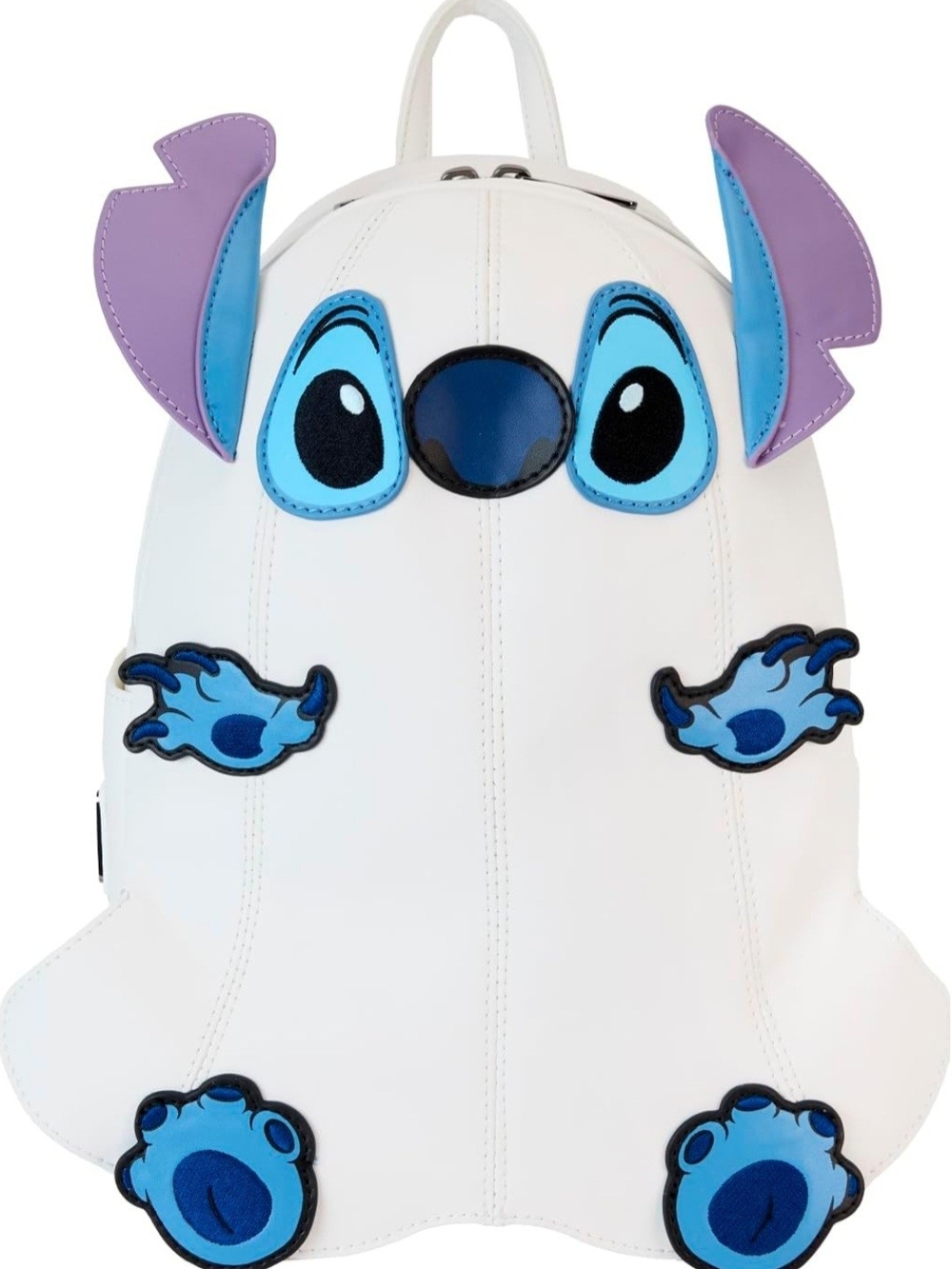 Loungefly Disney Stitch Ghost Costume Figural Glow Mini Backpack